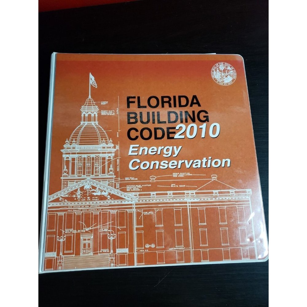 Florida Building Code 2010 Energy Conservation Binder Textbook